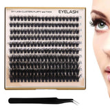 Lash Clusters With Spikes Wispy Cluster Eyelash Extensions Fluffy Anime Eyelashes