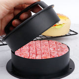 3 in 1  Hamburger Press Patty Maker Burger Press for Outdoor Cooking BBQ