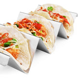 2PCS Stainless Steel Taco Stand Rack Tray Style Oven for Baking
