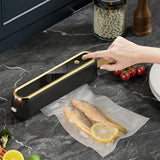 Cordless Portable Mini Vacuum Sealer Machine Black