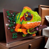 3D Animal Wall Art Building Blocks Creative DIY Home Decor for Kids Room Style 1