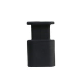 2-in-1 Silicone Charger Protector with Cord Wrap Power Adapter Case for 18W/20W Apple USB-C Charger Black