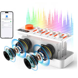 Bluetooth RGB White Noise Speaker DIY Sleep Sound Machine with 8 Nature Sounds and Timer