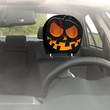 2 PCS Horror Face Car Headrest Covers for Halloween Parties and Pranks Style 3