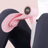 Thigh Trainer with Smart Counter Adjustable Exercise Equipment for Leg and Core Exercises Pink