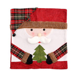 Christmas Chair Covers with Santa Hat – Holiday Dinner Party Decoration Style 1