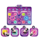 Rechargeable Dance Mat with 5 Modes Music Pad for Living Room Game Room