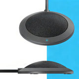 Plug and Play USB Conference Microphone Computer Desktop Mic with LED Indicator