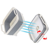 Collapsible Dish Basin with Drain Plug RV Camping Sink