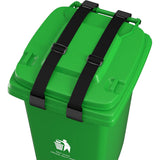 4Pcs Trash Can Locks Metal Double Claw Strap for Outdoor Waste Bin Lid Lock