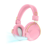 Wireless Bluetooth 5.3 Headphone Head-Word Stereo Headset Pink