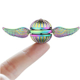 2Pcs Fidget Sphere Spinner Desk Spinning Toy Wings Finger Hand Spinner Mixed Color