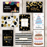 24 Pack Blank Birthday Cards with Envelopes