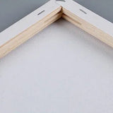 5 PCS Canvas Blank Stretched Canvases Art for Oil Acrylic Painting