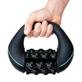 Electric Handheld Rolling Massager with 6 Rotating Rollers 3 Speeds Rechargeable