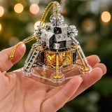 Acrylic Space Rocket Advent Calendar 24 Day Countdown Display Box