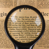 Double Lens Magnifying Glass With Light Handheld Beauty Magnifying Lamp