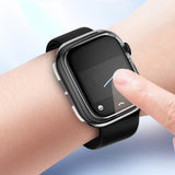 2 PCS Case and Screen Protector Set for Apple Watch Series 12 Clear