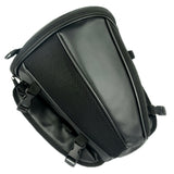 Water-Resistant Motorcycle Tail Bag PU Leather Back Seat Carry Bag