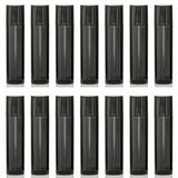 100 PCS Empty lipstick Plastic Lip Balm Container Tubes Caps 5g DIY Balm Black