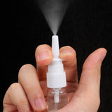 10 Pcs White PET Spray Bottles 5ml Refillable Fine Mist Pump Clear