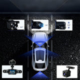 360 Degree 4 View Dash Cam Front Rear Left Right Cabin 32GB Memory