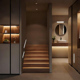 24 cm Rechargeable LED Motion Sensor Under Cabinet Light with Digital Display Timer