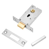 Cavity Sliding door Lock-Privacy function Stainless Steel Black