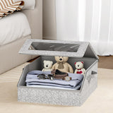Stackable Hat Storage for Baseball Caps Holds up to 30 Caps Hat Organizer for Closet Grey