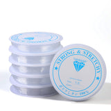 10 Rolls Stretch Elastic Cord String Bead Beading Jewellery Bracelet Clear Thread Line