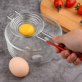 Egg Separator Stainless Steel Egg Yolk White Separation Tool