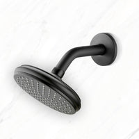 Matte Black 15cm Wall-Mount Shower Arm Replacement for Angle Shower Head