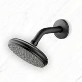 Matte Black 15cm Wall-Mount Shower Arm Replacement for Angle Shower Head