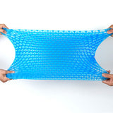 Blue Honeycomb Gel Seat Cushion 42x36x6cm with Removable Cover