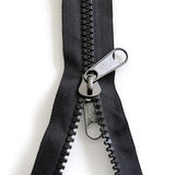 Heavy Duty Double Slider Resin Zipper 140cm for Tent Sleeping Bag