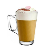 2 PCS 440ml Thick Glass Mugs for Juice Drinks Wine for Home and Office