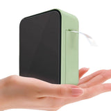 Portable Bluetooth Thermal Label Printer Inkless Sticker Printer for Home Office Green