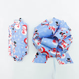 12 PCS Double Sided Printed Christmas Pull Ribbon Bows for Gift Wrapping