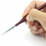 11 PCS Artist Paint Brush Detail Brush Set for Watercolor Acrylic Oil Red