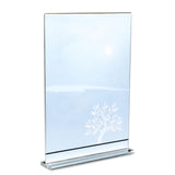 3 Pcs Acrylic Sign Holders Clear Menu Stand Vertical Flyer Display