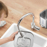 2L Cat Water Fountain Stainless Steel Tray Wireless Pump Cat Fountain for Dogs Cats