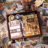 Vintage Scrapbook Kit with Journaling Supplies Bullet Junk Journal Craft Set Style 1