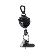 2PCS Anti Theft Phone Strap with Tether Carabiner Retractable Lanyard Outdoor