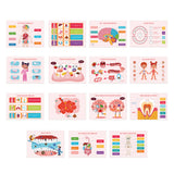 Montessori Human Body Anatomy Busy Book Educational Activity Book