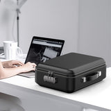 Fireproof Document Box – Hard Case File Organizer with Mechanical Lock