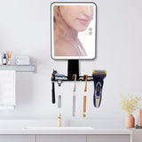Shower Mirror Fogless for Shaving Anti-Fog Shaving Mirror with Razor Holder for Shower Room Square