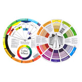 2Pcs Artists Color Wheel Mixing Colour Guide Colour Wheel Nail Painting