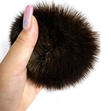 Hair Sweeper Duster Brush Soft with Storage Case for Home and Barbershop Gold