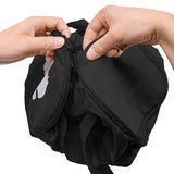 Foldable Sports Gym Bag Yoga Training Bag for Men Women Black