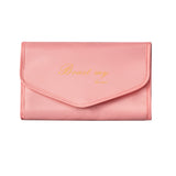 Foldable Travel Jewelry Organizer Case Jewelry Organizer Pink